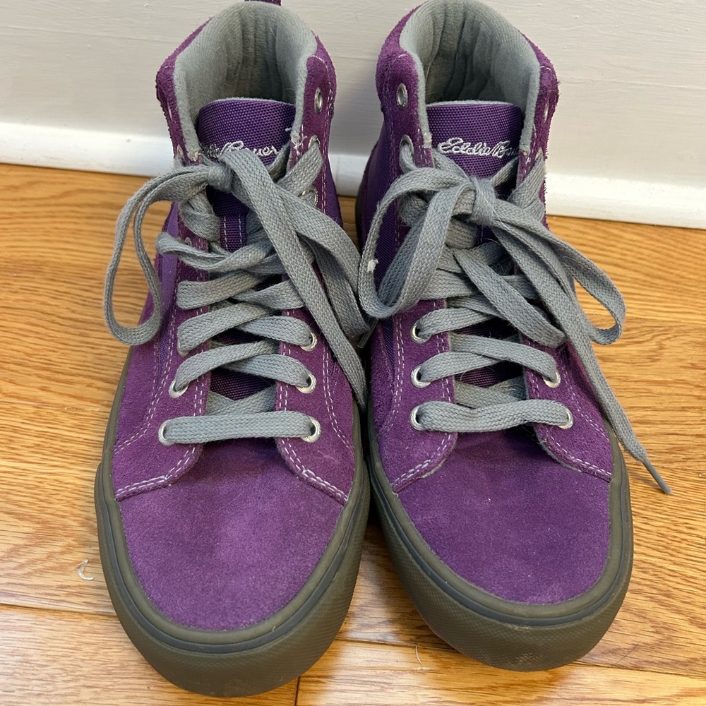 Eddie Bauer Purple and Gray Storm Sneakers